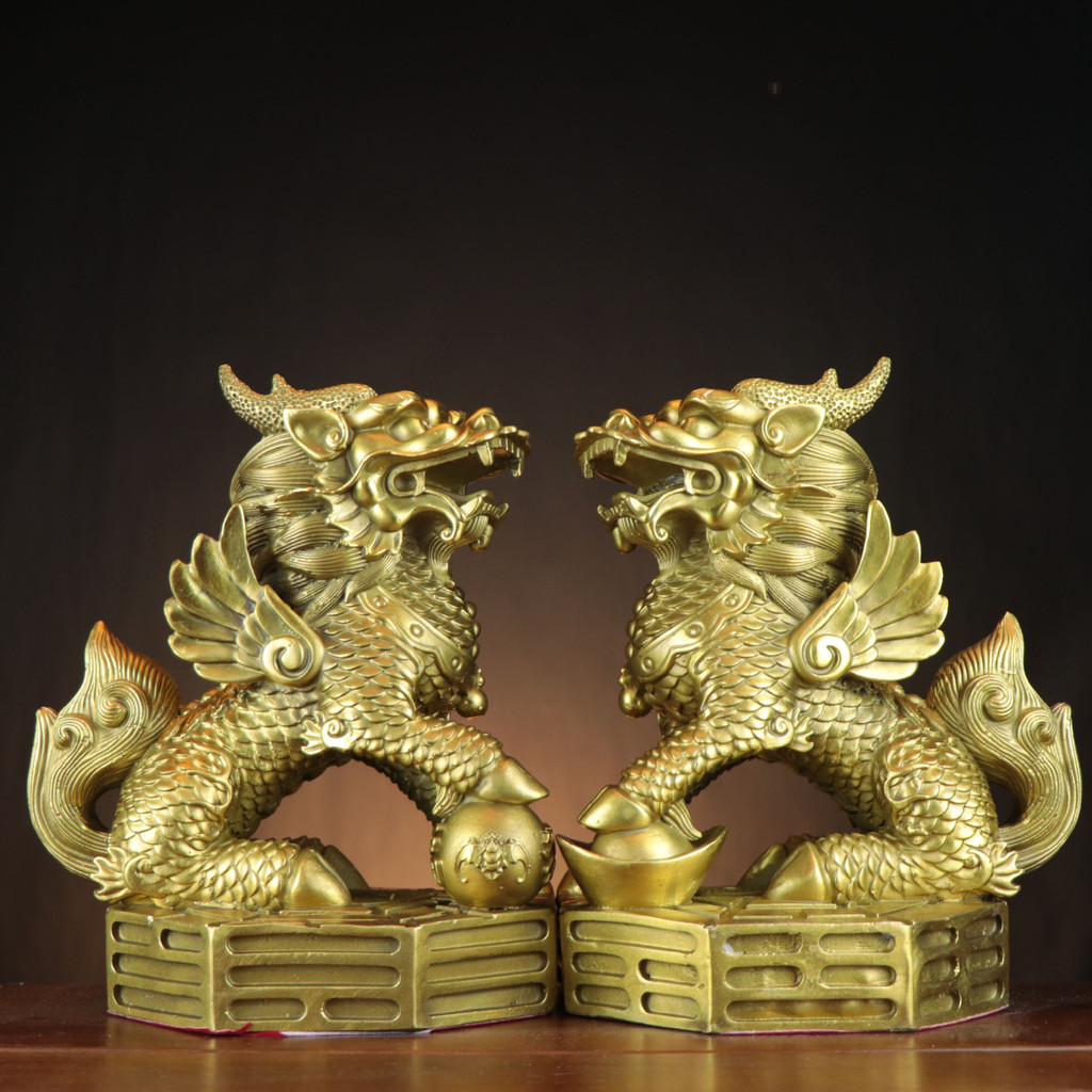 Bronze Gossip Kirin เครื่องประดับขายส่ง Bronze สวมใส่ความมั่งคั่ง Kirin เครื่องประดับ Gossip ความมั่