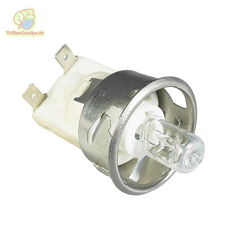 TrillionCatalpa 25W/40W E14 หลอดไฟเตาอบ 220-240V ปลอดภัยหลอดฮาโลเจนเตาอบโคมไฟอุณหภูมิสูง 500℃ ทนทาน 