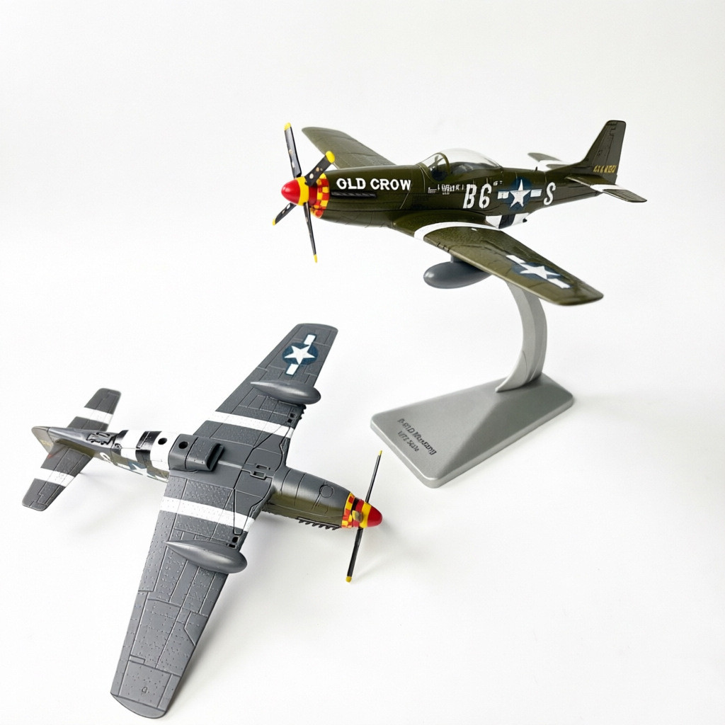 1/72 World War II American P51D Mustang Fighter P-51D จําลอง Static ผลิตภัณฑ์สําเร็จรูปเครื่องบินรุ่