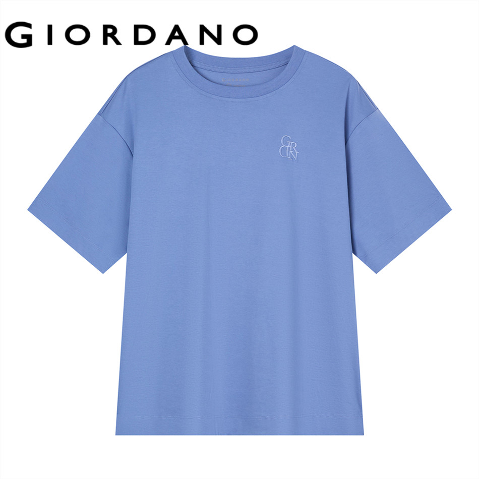 GIORDANO تيشيرت نسائي واسع Liquid Touch — صورة 5