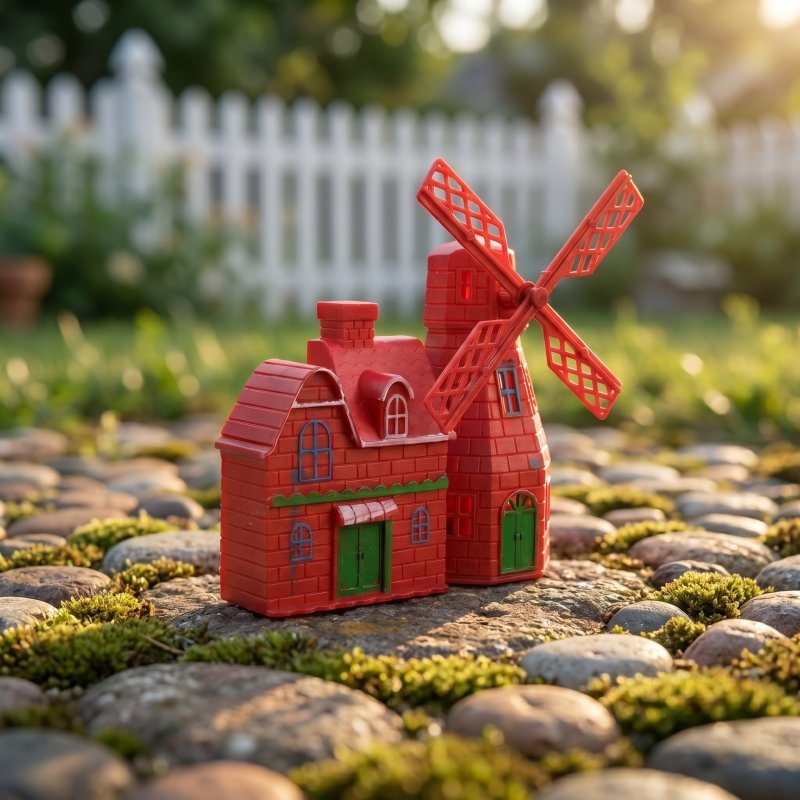 Vintage Decor Fairy Garden Accessories เครื่องประดับกระถางดอกไม้ junshaoyipin