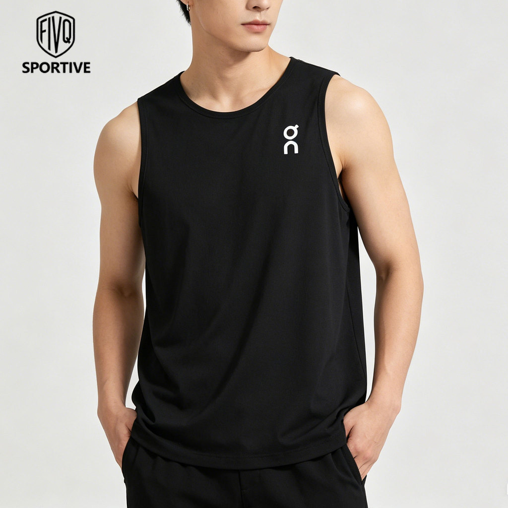 ผู้ชายวิ่งเสื้อกล้ามกรีฑาฟิตเนสแขนกุดเสื้อกั๊กแห้งเร็ว