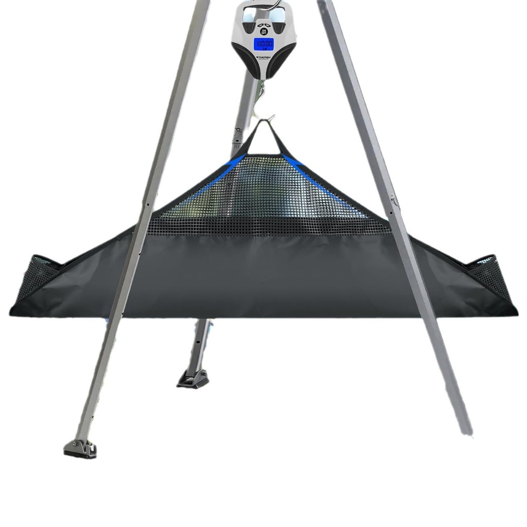 Outdoor fishing bag, fish weight bag, foldable mesh weight sling, anti-escape fishing gear bag