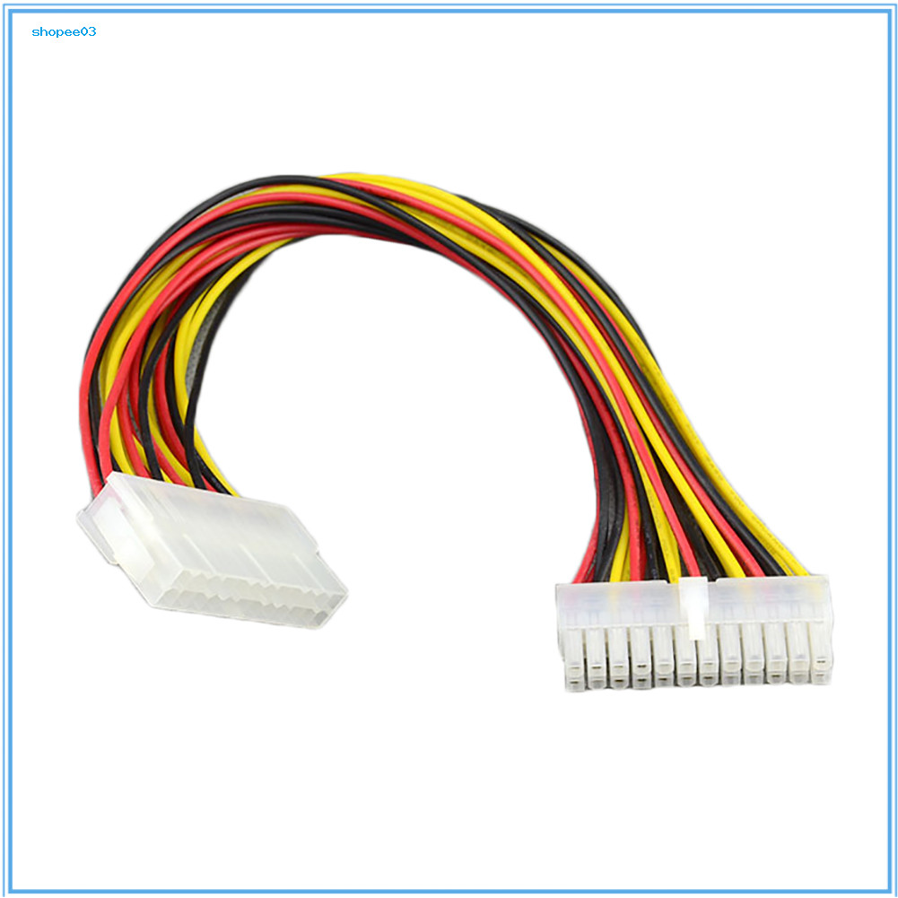 [Ky] 24Pin Male to 24Pin Female PC Power Adapter Extension Cable Connector
