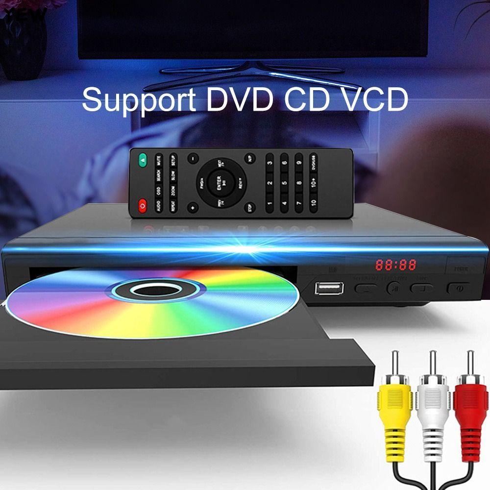 YEW เครื่องเล่น DVD รองรับ DVD CD VCD Children Digital TV CD Player