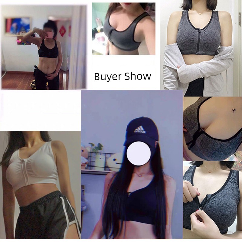 sport bar ผู้หญิง sport bra วิ่งข้ามเชือกหน้าอกใหญ่ชุดชั้นในกีฬาสไตล์เสื้อกั๊กขนาดเล็ก