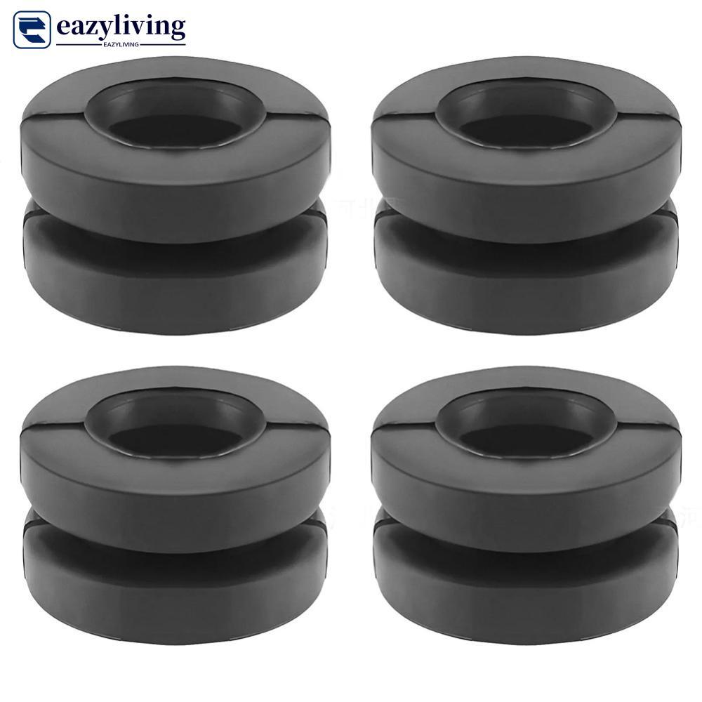 EAZYLIVING 4 ชิ้นกล่องกรองอากาศรถยนต์ Housing ติดตั้งยาง Grommet แผ่นบัฟเฟอร์ 1623159380 9814411880 