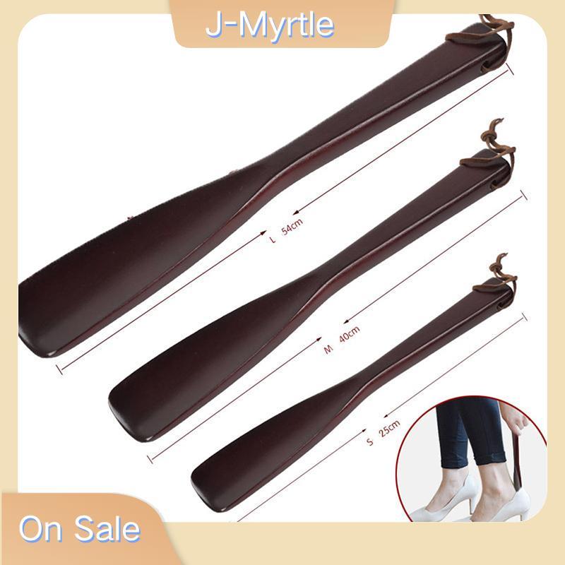 J-Myrtle Professional แตรรองเท้าไม้ยืดหยุ่นด้ามยาว Shoehorn ที่มีประโยชน์รองเท้า Lifter Nice