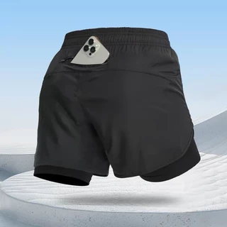 2 ชิ้นชุดยิมสวม Lelaki การบีบอัดกางเกงขายาวเสื้อกล้าม Untuk Gym Lari โยคะ Berang Slim Fit Breathable
