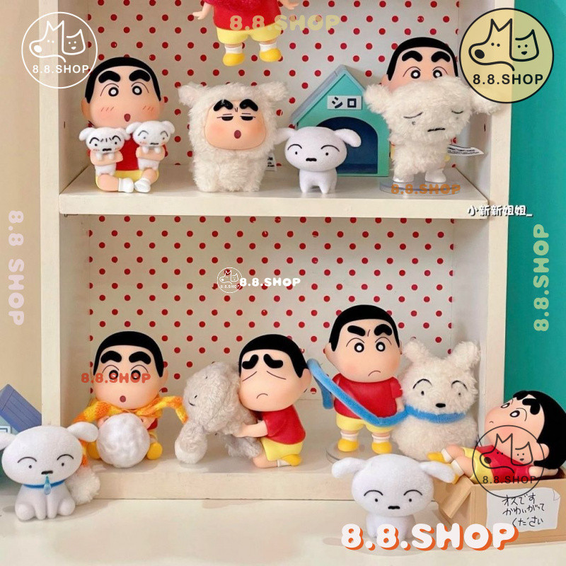 [รูปแบบที่มีจําหน่าย] กล่องปริศนาซีรีส์ X11 Crayon Shin-Chan Nohara Shin-Chan Life Series ของแท้ ✨8.