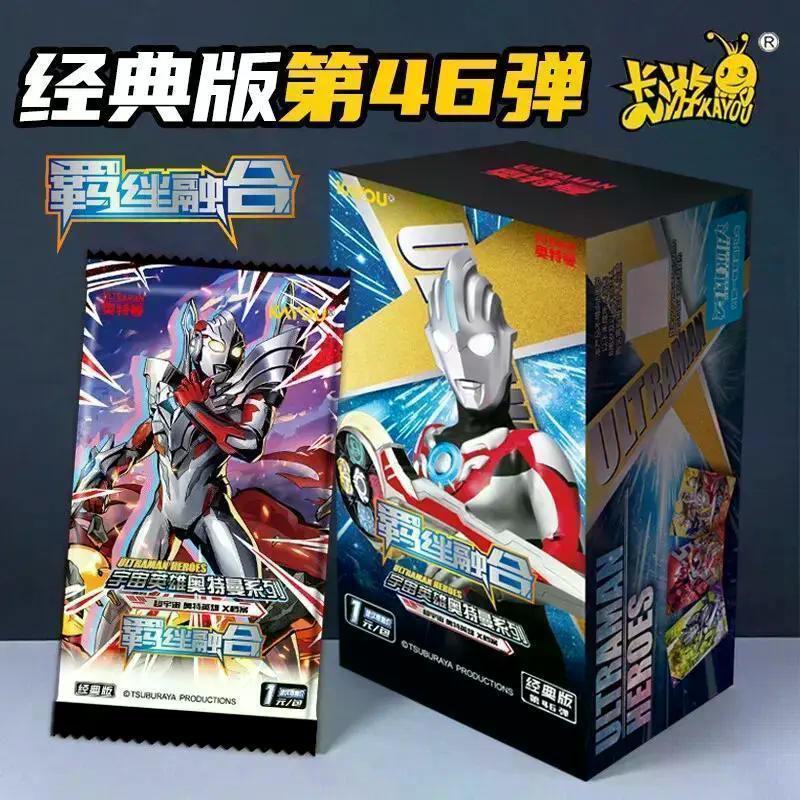 2026 สินค้าใหม่ 2026 การ์ดทัวร์ของแท้ Ultraman Card Classic Edition 46th Bullet One Yuan Pack Yake U