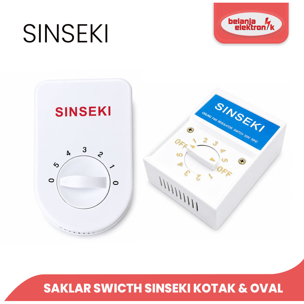 SINSEKI SWITCH CMC ROUND & SQUARE CEILING FAN SWITCH - CMC CEILING FAN SWITCH