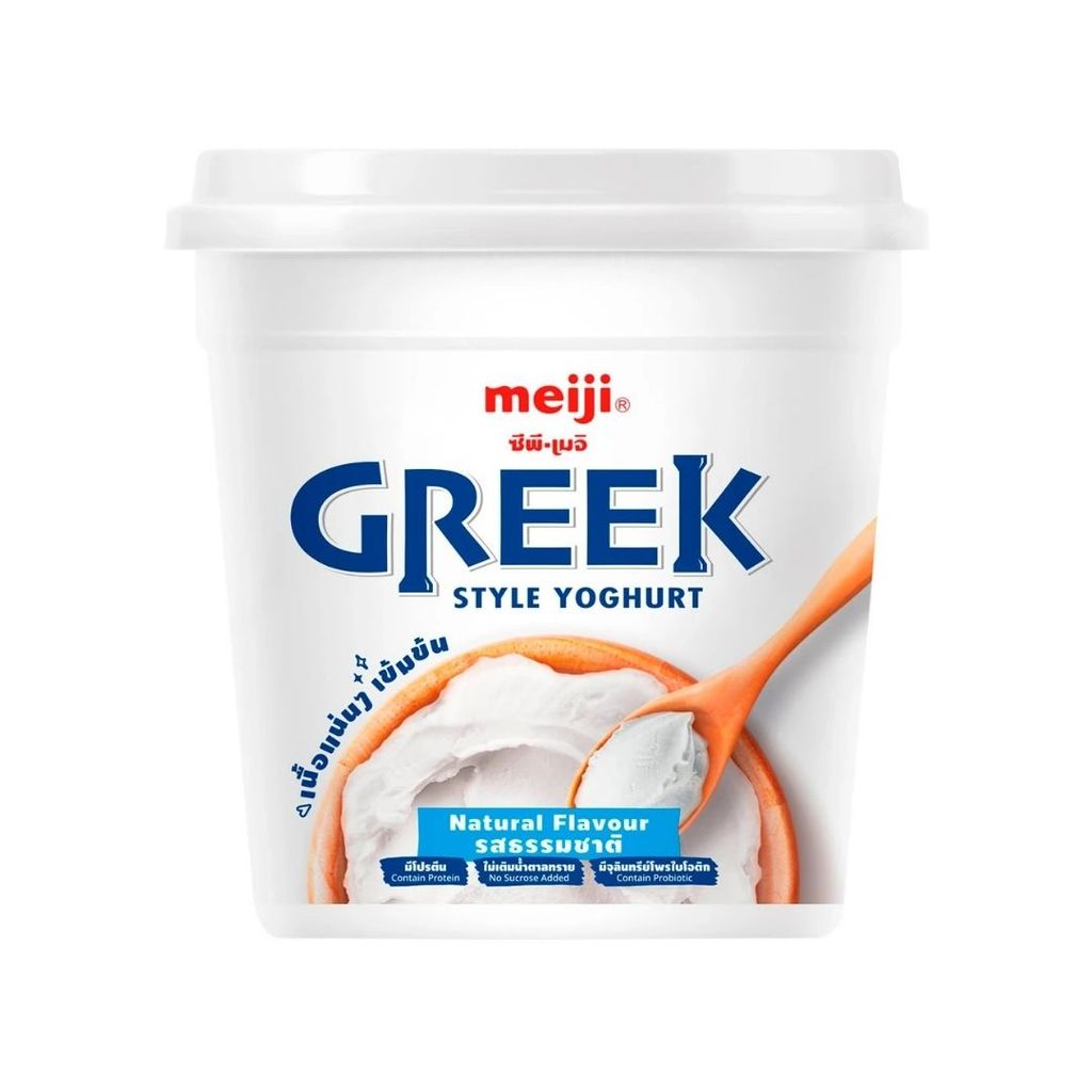 เมจิ กรีกโยเกิร์ตธรรมชาติ Meiji Greek Yoghurt Natural 1kg