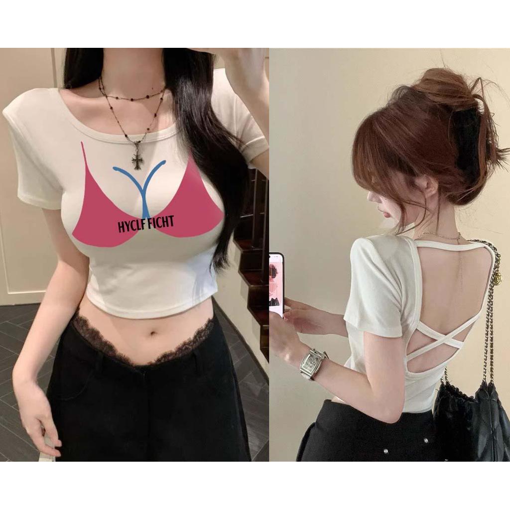 เสื้อยืดสวย เสื้อครอปสาวอวบ ผอมเพรียว เสื้อผ้าแฟชั่นของผู้หญิงใหม่ล่าสุด เสื้อสาวอวบไซส์ใหญ่ เสื้อสวยหรูลุคไฮโซ ทันสมัย