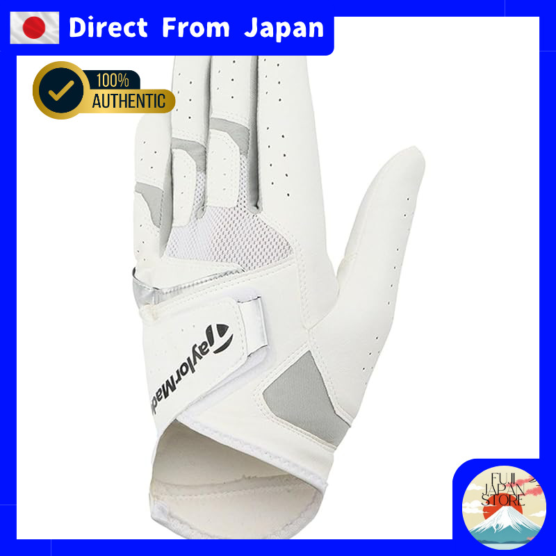 TAYLORMADE GOLF Smart Cross 3.0 Gloves - White/Color, Men's Golf Gloves, Various Sizes