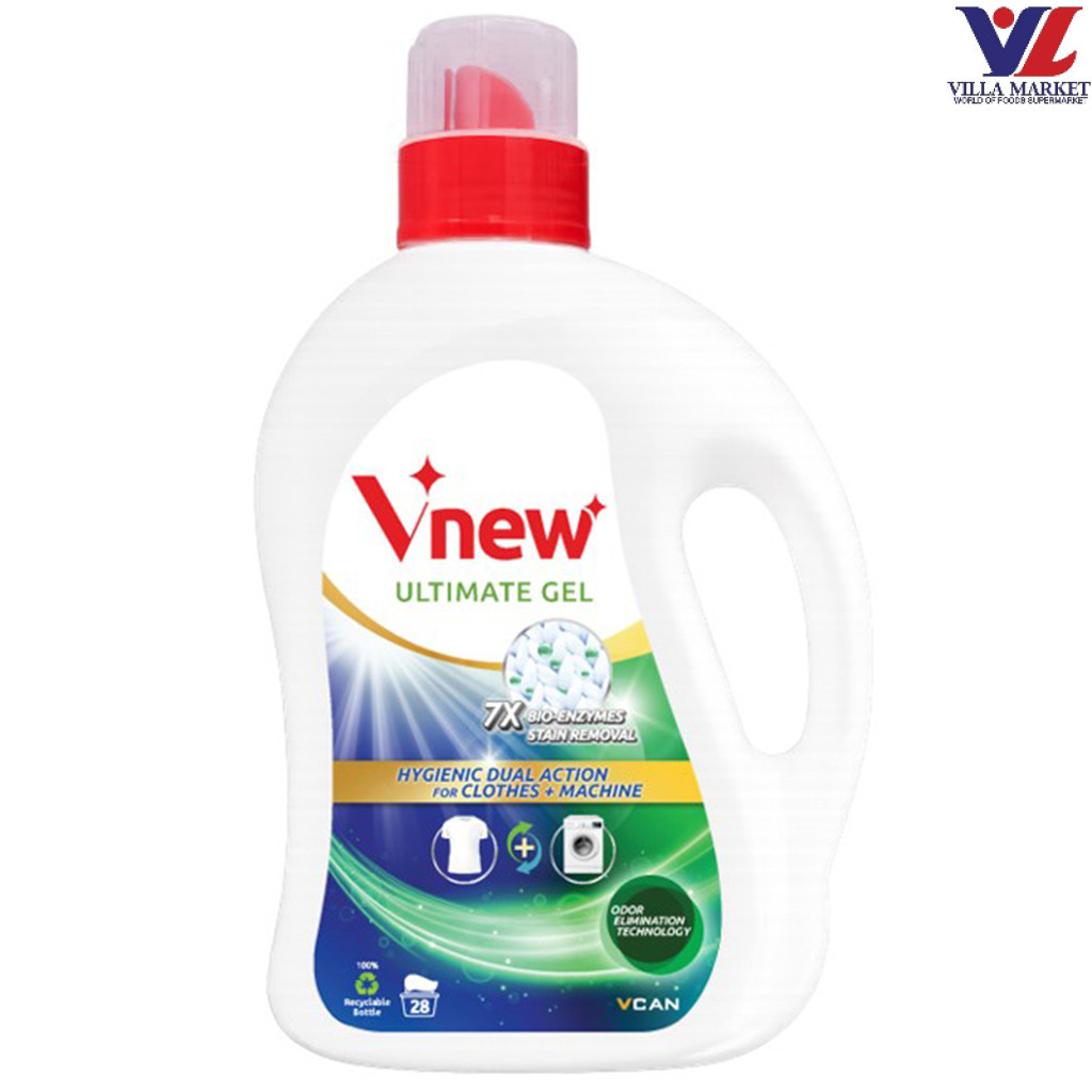 Vnew Ultimate Heavy Duty Detergent 1000Ml วีนิว ผลิตภัณฑ์ซักผ้า สูตรขจัดคราบหนัก