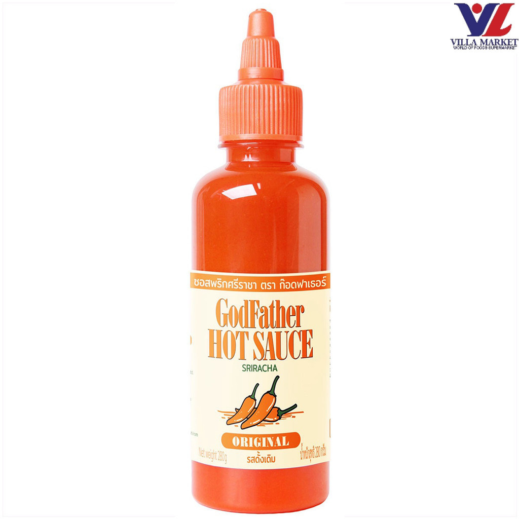 Godfather Hot Sauce Original 280 G. ก๊อดฟาเธอร์ ซอสเผ็ดสูตรดั้งเดิม