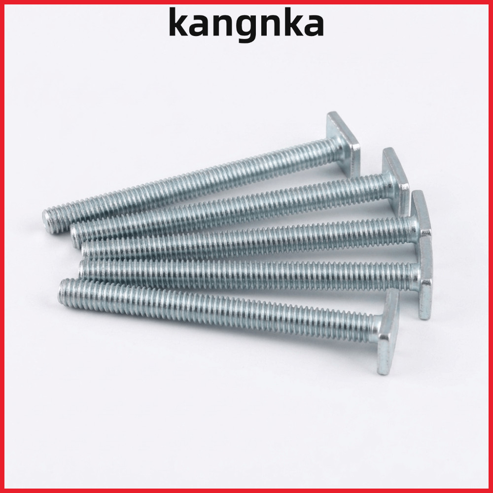 KANGNKA 5 ชิ้น T Slot Bolts, M8 ขนาดเกลียว 100 มม.ความยาว T Nuts สกรูเลื่อน, Precision T Track Faste