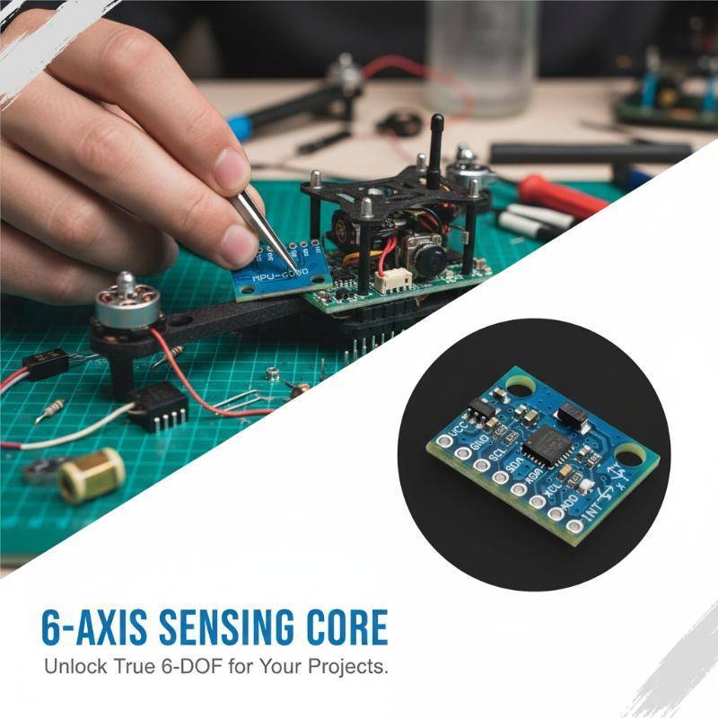 PeaceShells MPU6050 GY-521 3 แกน Accelerometer Gyroscope 6DOF เซนเซอร์โมดูลสําหรับ ESP32 Microcontro
