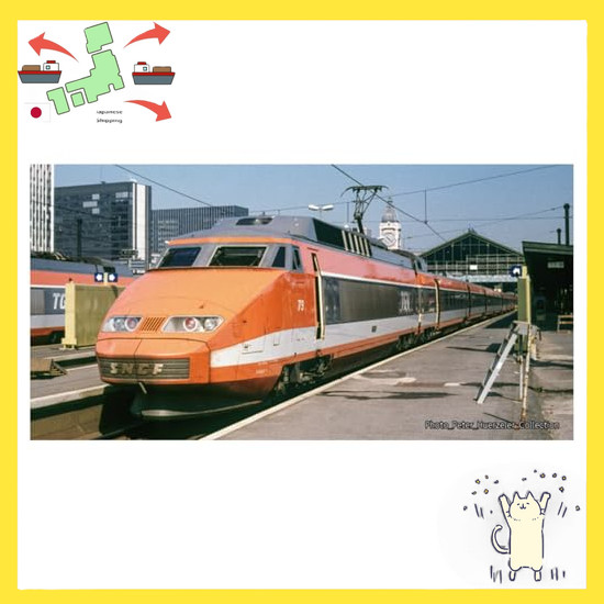 [Japanese Version] N Gauge KATO No. 10-2084: Europe's First High-Speed Rail Line—TGV Sud-Est 5-Car E
