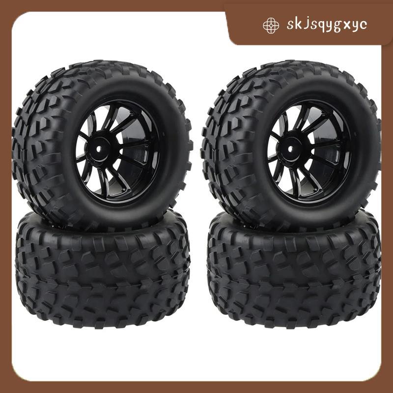 skjsqygxycBuggy Tyre Tyre Wheel สําหรับรถบรรทุก RC 1/10 สําหรับ
