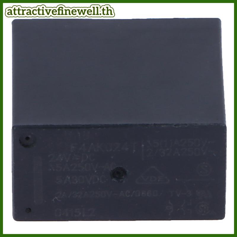 [attractivefinewell] รีเลย์ 1PC 24V F4AK024T 24VDC 5A 6Pins TIV