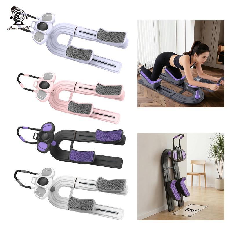 [Amuzocity] Pilates Reformer Crawling Board เครื่องออกกําลังกายแบบปรับได้พร้อมที่วางโทรศัพท์สําหรับอ