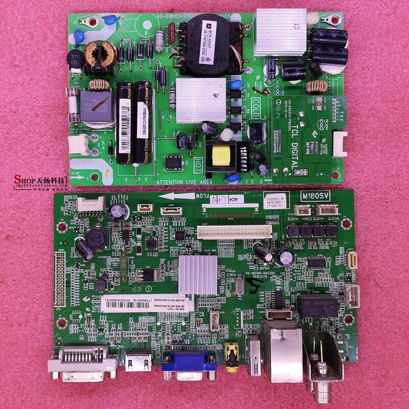 TCL VA22-L30 Monitor Driver Board Power เมนบอร์ด 40-1MS180-MAC2DH 40-E081C0