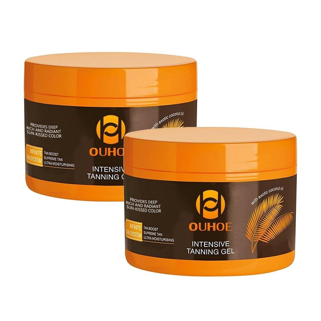 2 ชิ้น Luxury Intensive Tanning Gel, Natural Tanning Accelerator ครีมเจล, Tanning Gel สําหรับกลางแจ้