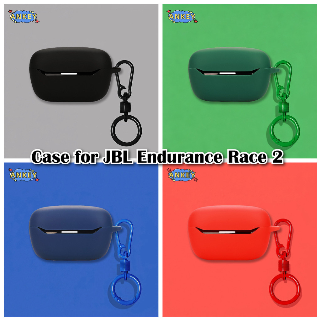 Compatible with JBL Endurance Race 2 Bluetooth Earphones Liquid Silicone Protective Case for JBL End