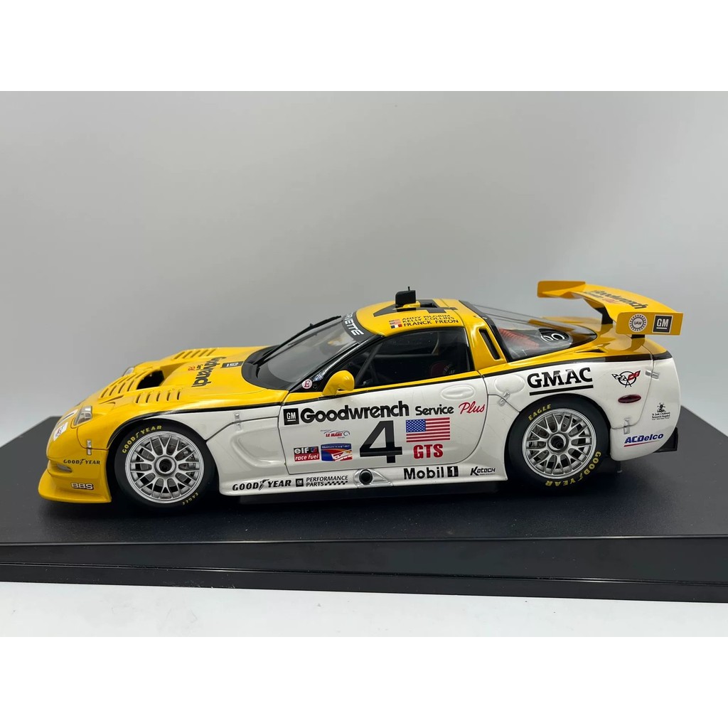 Autoart Autoart Autoart Chevrolet Corvette C5-R C5R #4 แพ็คเกจ เต็ม เต็ม เต็ม ของการพิ