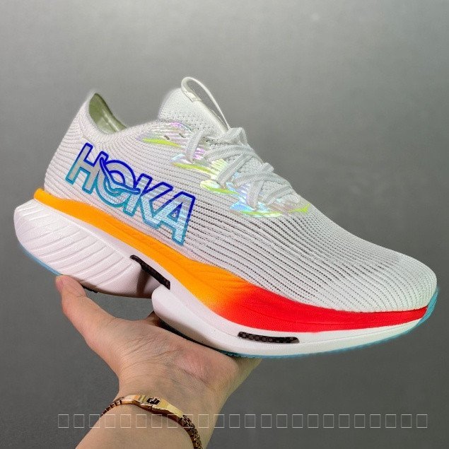 HOKA ONE ONE Cielo X1 รองเท้ากีฬาสําหรับผู้ชายและผู้หญิง HOKA Cielo X1 รองเท้าวิ่ง 1147910-FSTC QENO