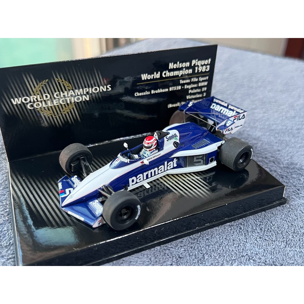 Mini Cut 1: 43 Braham BT52B 1983 F1 Racing No. 5 World Champion High Box Version Nelson Piquet #汽车模型