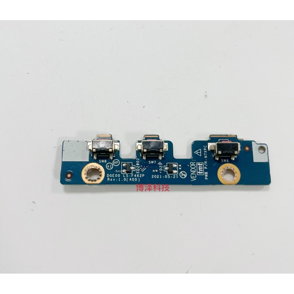 Dell Latitude 3190 2-in-1 Volume Board ปุ่มเปิดปิดบอร์ดขนาดเล็ก LS-F462P 00G131