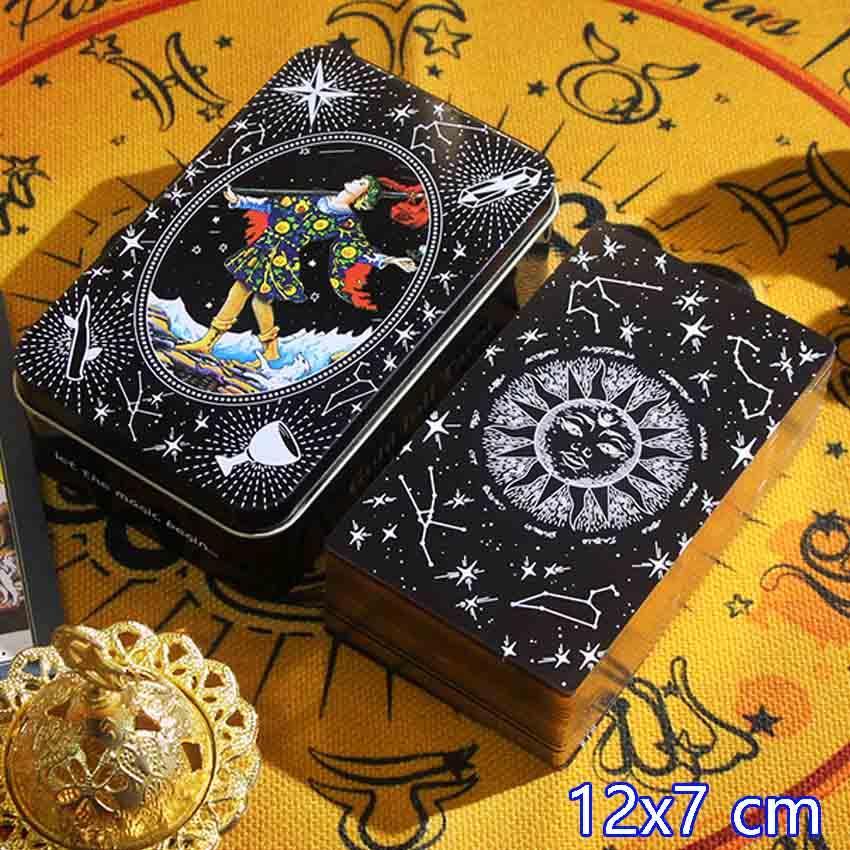 12x7 ซม. Iron Classic Beginner Tarot Deck Card Games