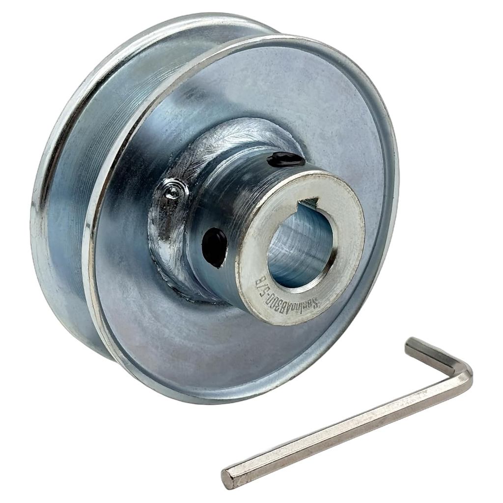AB300-5/8 Single Groove Web Sheaves, v Belt Pulley 3" OD 5/8 นิ้ว bore,Motor Pulley เหล็กคาร์บอนสําห
