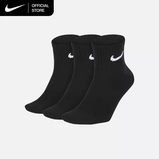 Nike Everyday Lightweight Training Ankle (3 Pairs) Socks - Black [SX7677-010]
