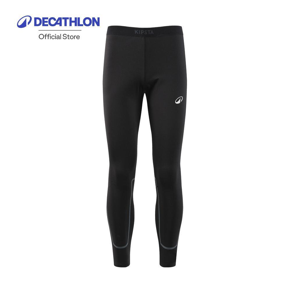 Decathlon Unisex Thermal Football Tights Keepcomfort กางเกงรัดรูปเก็บความร้อนสำหรับผู้ใหญ่ รุ่น Keepconfort 100 - Black
