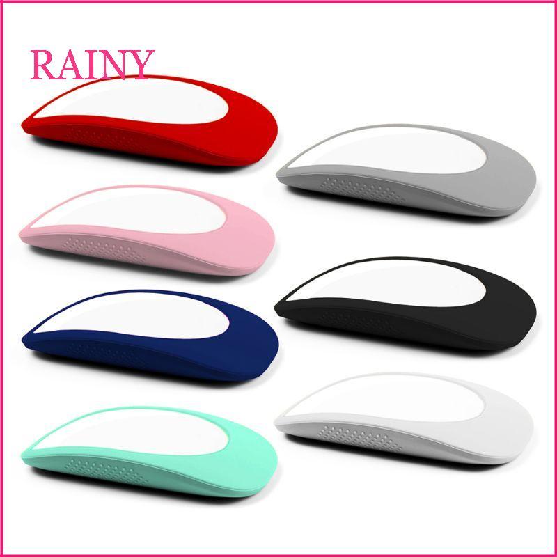 RAINY ซิลิโคนอ่อนนุ่มสําหรับกรณีฝาครอบป้องกันน่ารักผิวหนูกระเป๋าสําหรับ Magic Mouse 2 ซิลิโคนสําหรับ