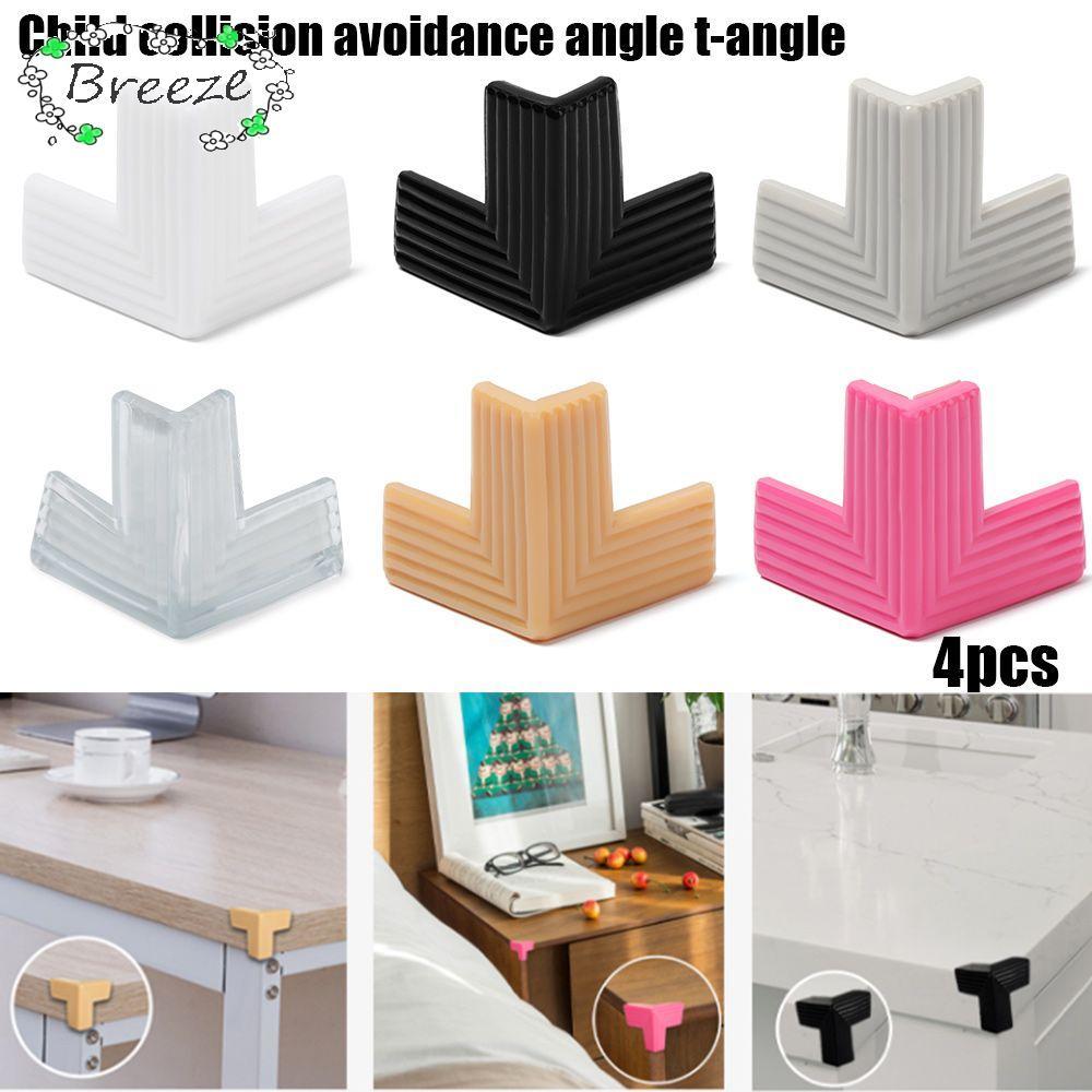 BREEZE 4PCS Corner Guards Children Safety Desk Table Corner Protector