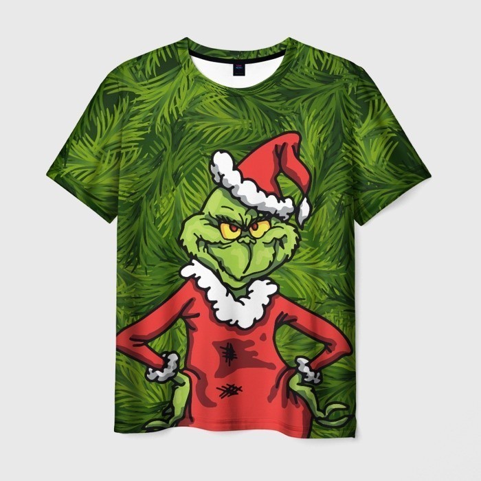 3D Print Mens "Grinch" T-shirt Unisex