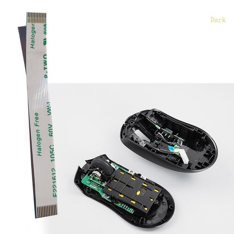 Dark สําหรับ G703 G703 Hero Mouse ปุ่มด้านข้างเมนบอร์ดสายเคเบิลสายไฟแบบยืดหยุ่น