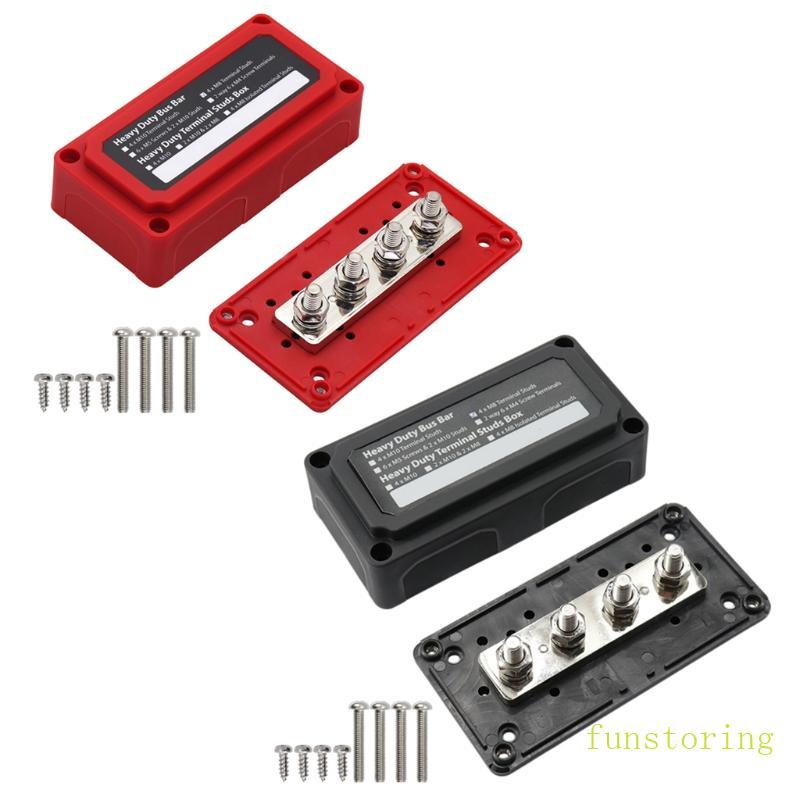 FUN Busbar กล่อง Busbar รถยนต์การเชื่อมต่อสูงสุดสําหรับกรณี 300A สําหรับ DC 48V C