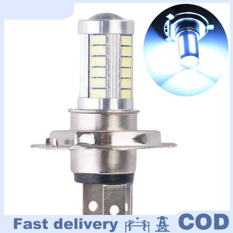 Gkzw ไฟหน้ารถ Led 33SMD H4, ไฟสีขาวมอเตอร์ไซค์ไฟตัดหมอกสำหรับวิ่งเวลากลางวัน