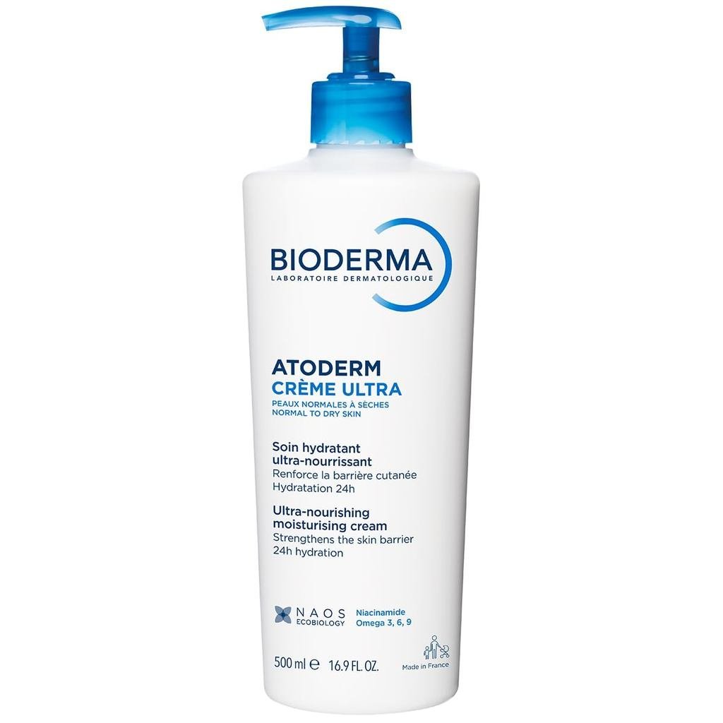 Bioderma Atoderm Cream Ultra, Hydrating Body Moisturizer สําหรับผิวธรรมดาถึงผิวแห้ง