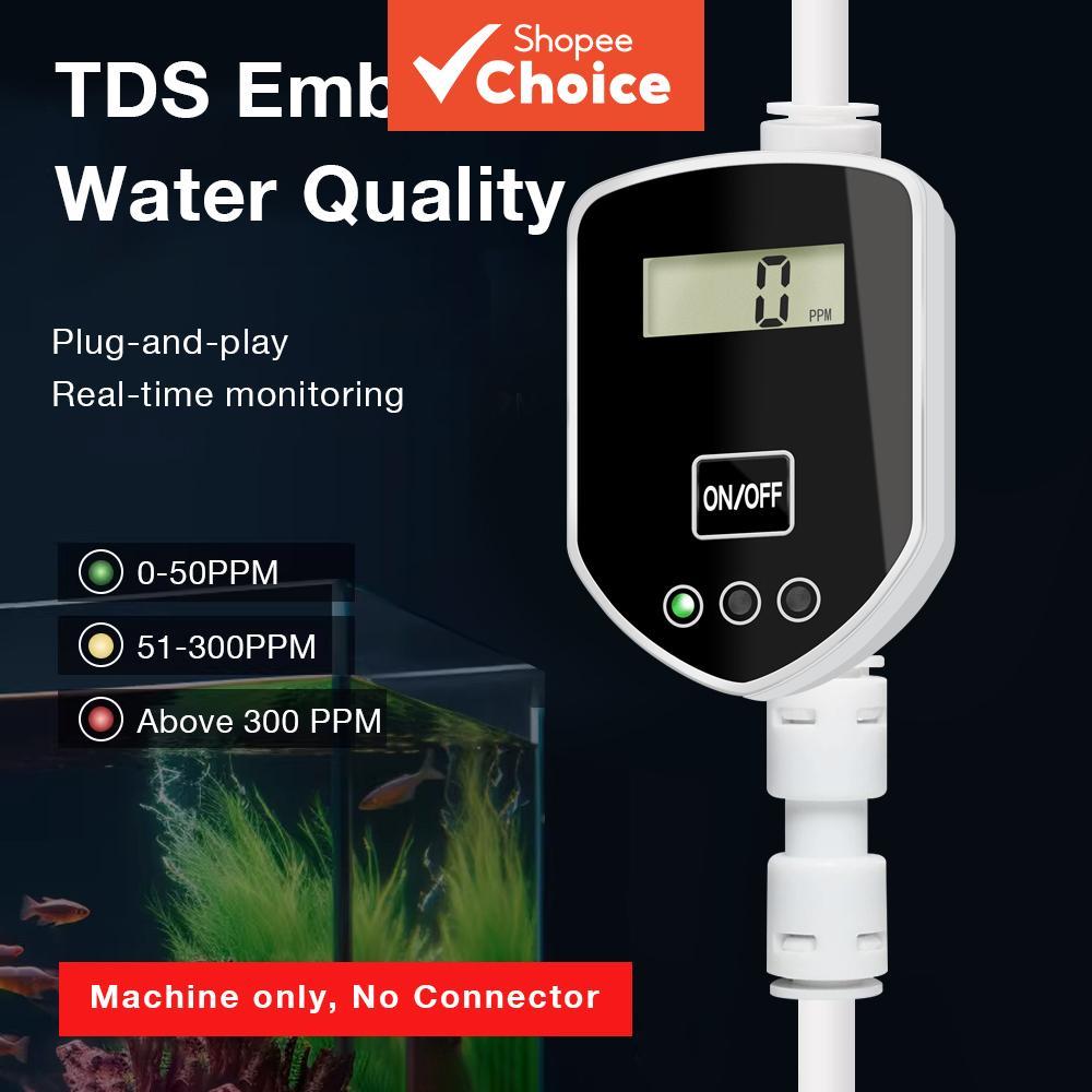One Piece Digital TDS Meter 0‐9990ppm การตรวจจับคุณภาพน้ําเครื่องทดสอบความบริสุทธิ์แข็งละลายทั้งหมดสําหรับน้ําประปา