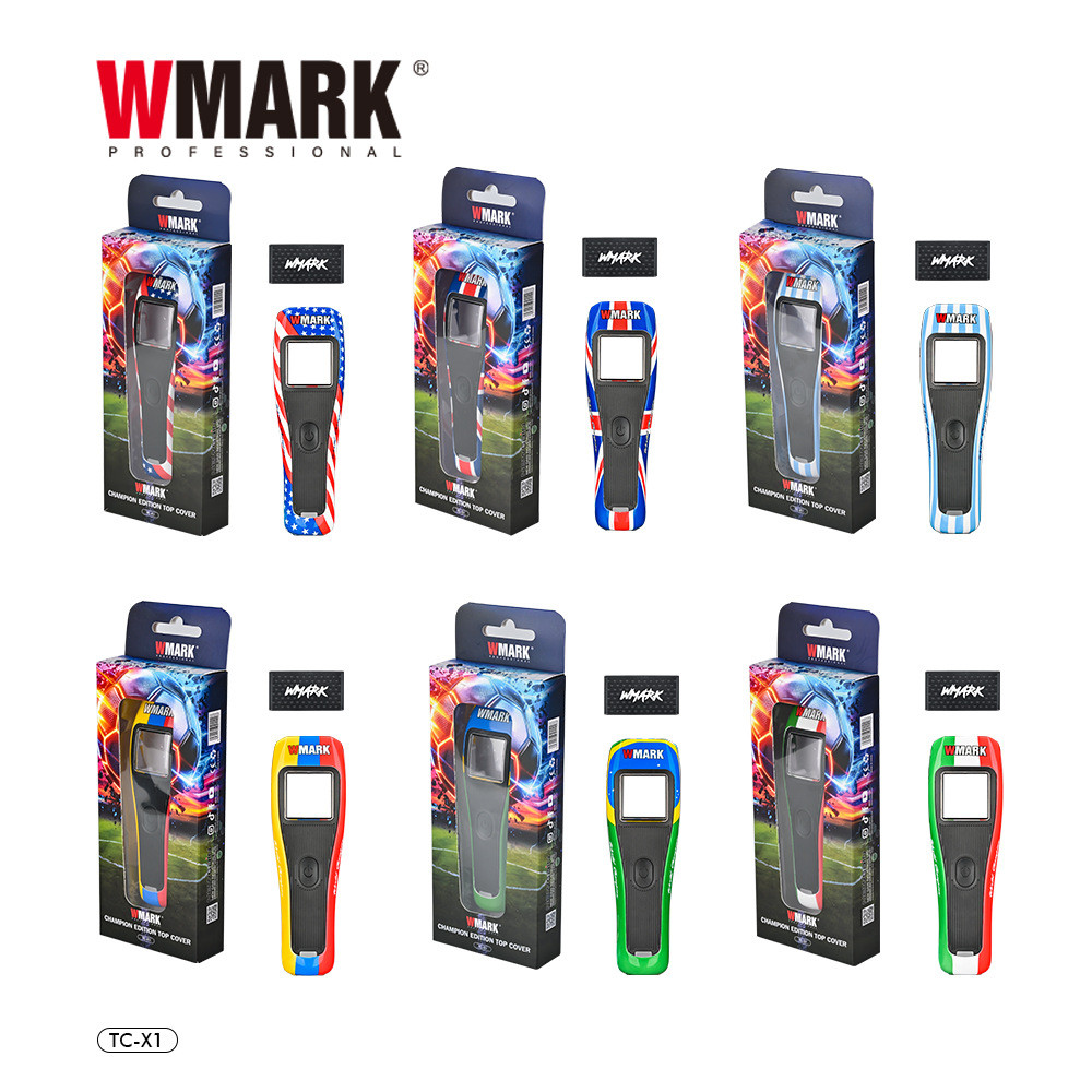 ฝาครอบหน้าปัตตาเลี่ยนตัดผม WMARK TC-X1 พร้อมเคลือบการถ่ายโอนน้ํา ABS เข้ากันได้กับปัตตาเลี่ยนไฟฟ้า N