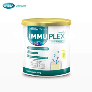 MEGA We care เมก้าวีแคร์ IMMUPLEX BANANA VANILLA (300 g. ) อิมมูเพล็กซ์ รสกล้วย วานิลา 300 กรัม (IMB30I)