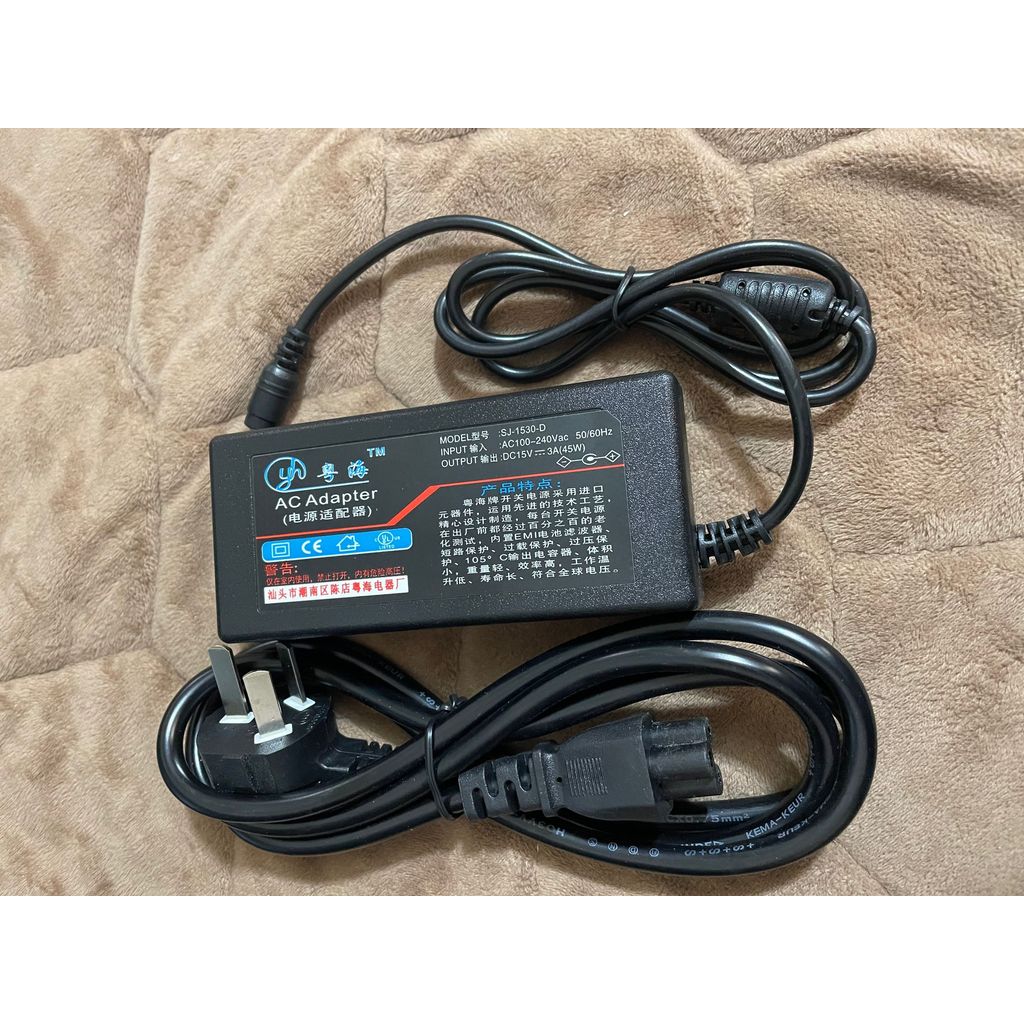 Golden Guangdong Becky Piano 88-Key Electric Piano Power Adapter สายไฟ 15V3A เปลี่ยน