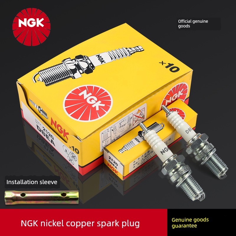 หัวเทียนรถจักรยานยนต์ NGK Scooter Tricycle D8EA C6HSA C7HSA BP7HS
